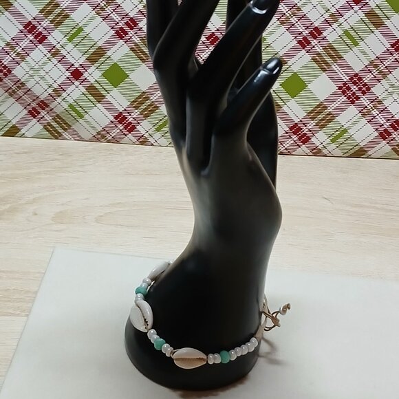 Handmade Seashell Beaded Beachy Anklet Bracelet Fashion Jewelry #52 - Picture 4 of 6